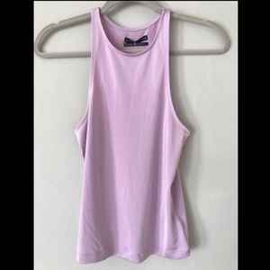 URBAN OUTFITTERS LAVENDER SHIMMER RACERBACK TANK
